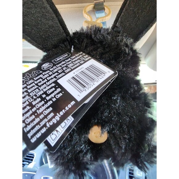 FUGGLER RARE Lord Long Ears The Black Rabbit Broken Heart 5 Inch Clip - Picture 4 of 4